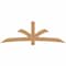 Ekena Millwork Davenport Timber Gable Bracket, Western Red Cedar, 96"W x 32"H x 1 1/2"D x 5 1/2"F, 8/12 Pitch GBW096X32X0206DAV00SWR - alternate 1